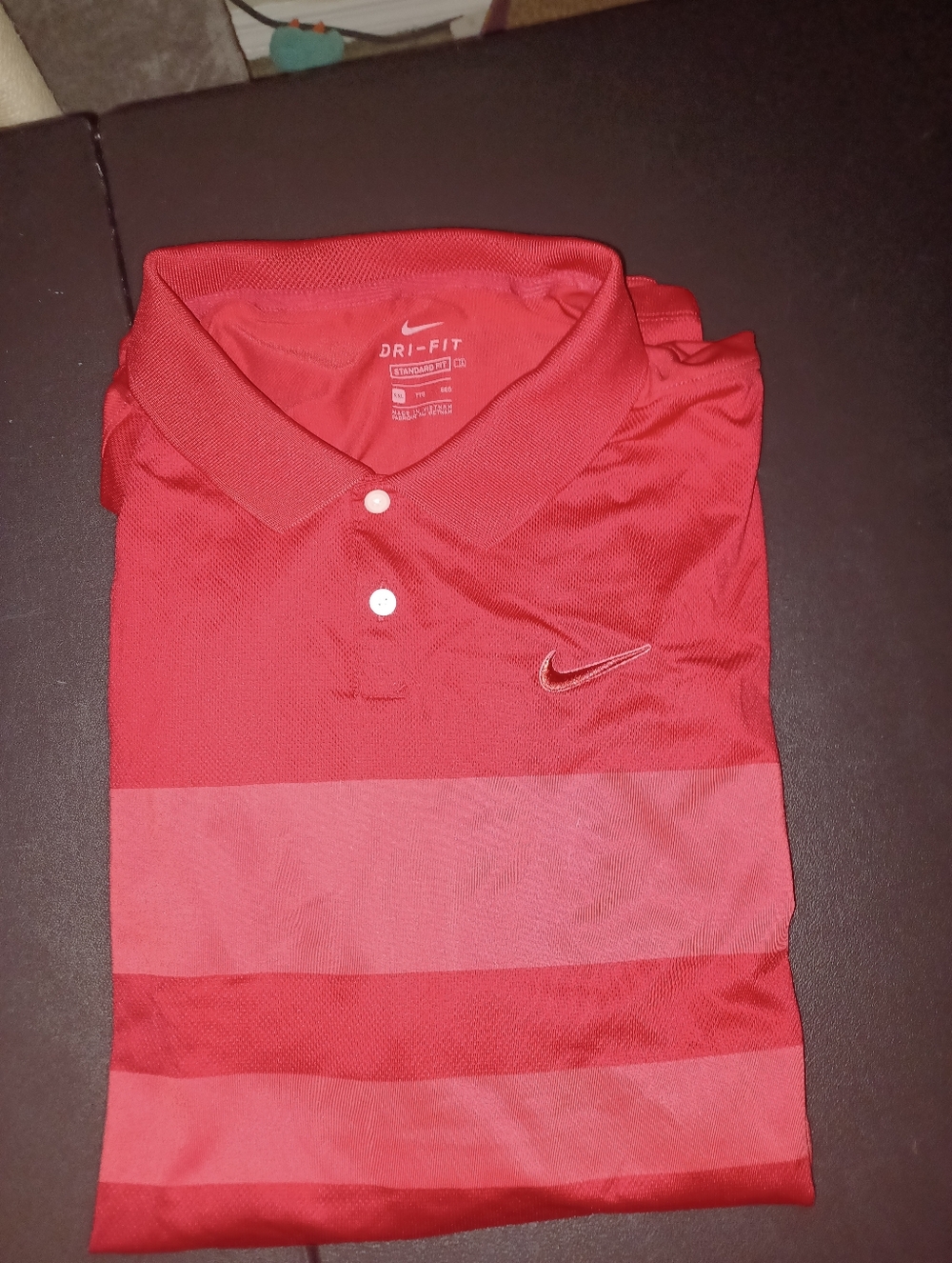Nike DriFit Polo Golf Shirt Big Mans Size 2XL Red 2X Perfect